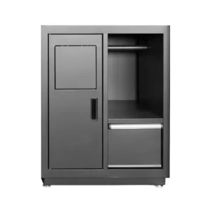 Akce končí brzy - Skříň kovová dílenská s výsuvem na odpadkový koš, 680×460×870 mm – XTLINE XT90530